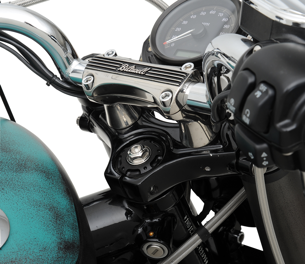 BILTWELL 2" Thunder Handlebar Risers - Polished 0602-0569