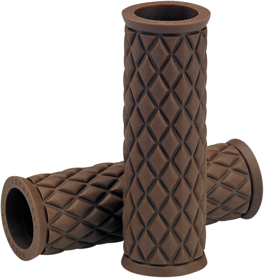 BILTWELL Alumicore Grips - Replacement / Chocolate 0630-2327
