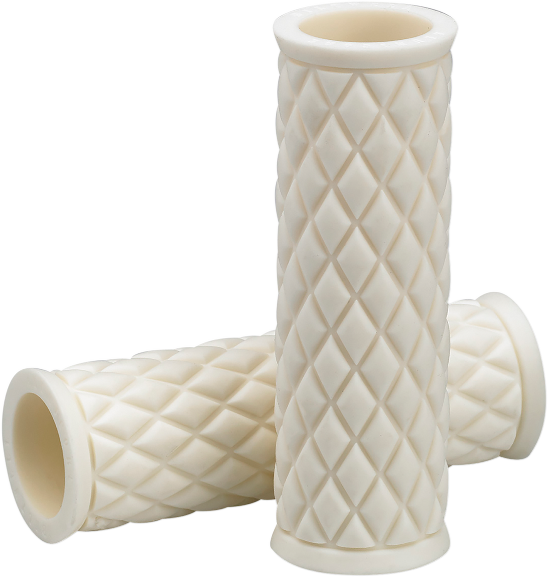 BILTWELL Alumicore Grips - Replacement / White 0630-2325
