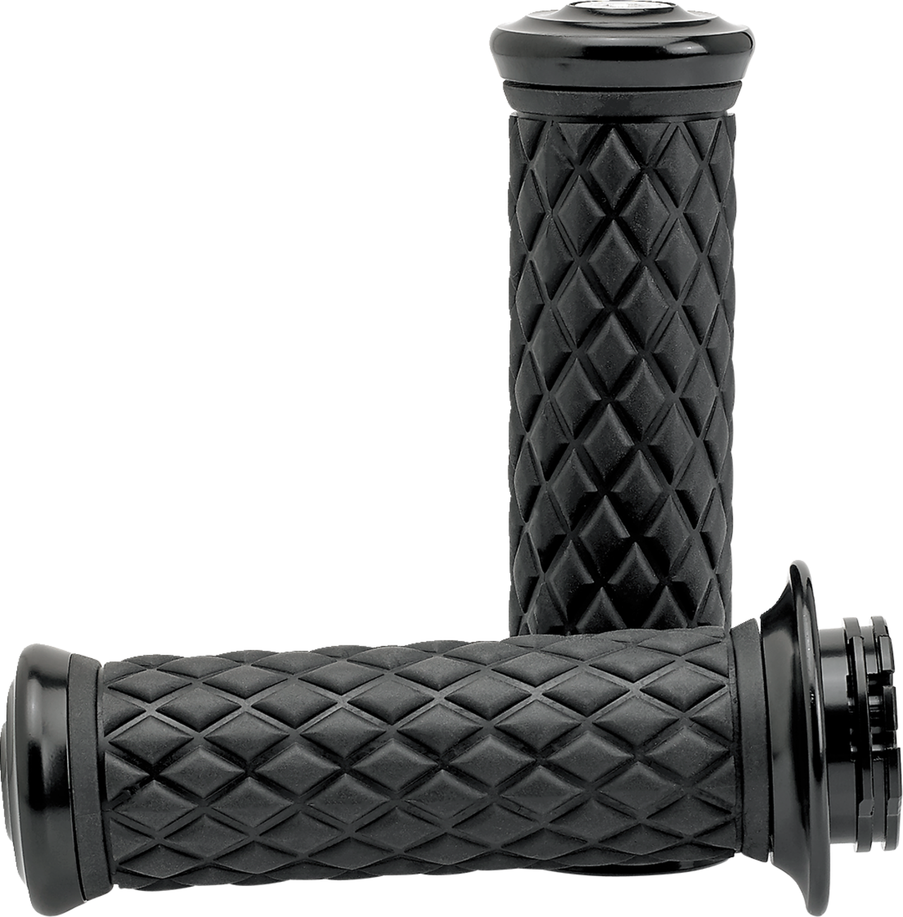 BILTWELL Alumicore Grips - TBW / Black 0630-3188