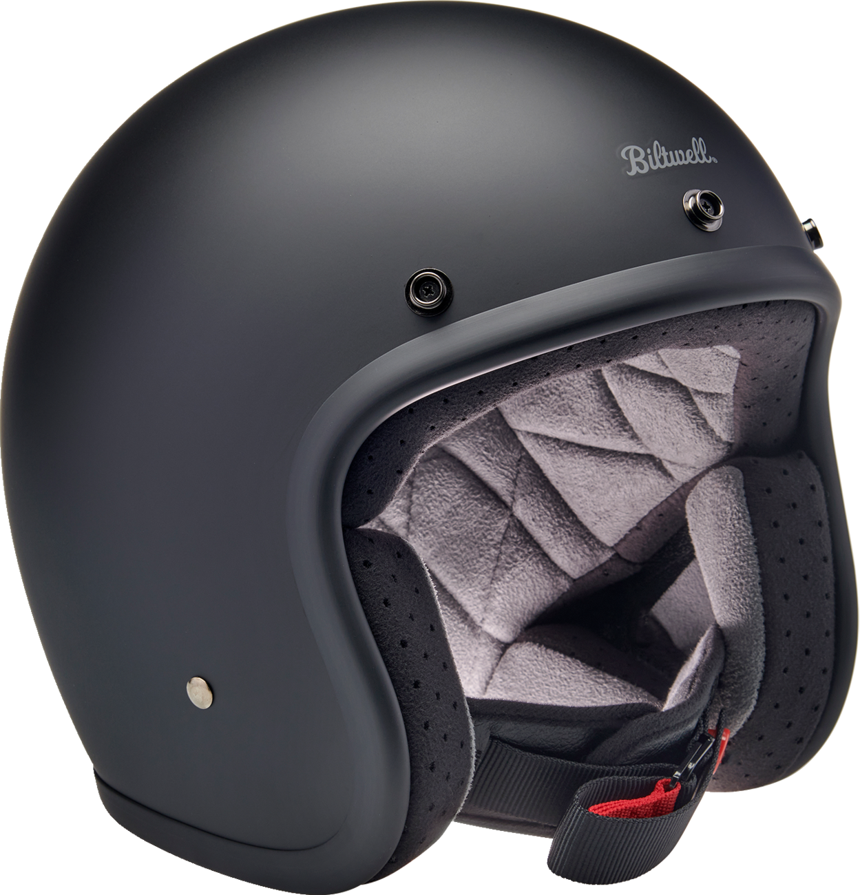 BILTWELL Bonanza Helmet - Flat Black / 2XL 0104-1489