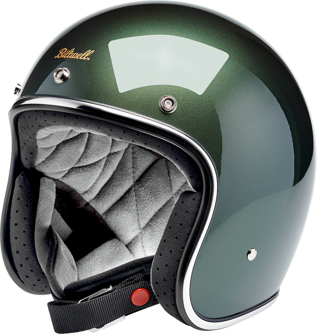 BILTWELL Bonanza Helmet - Metallic Sierra Green / XL 0104-3526