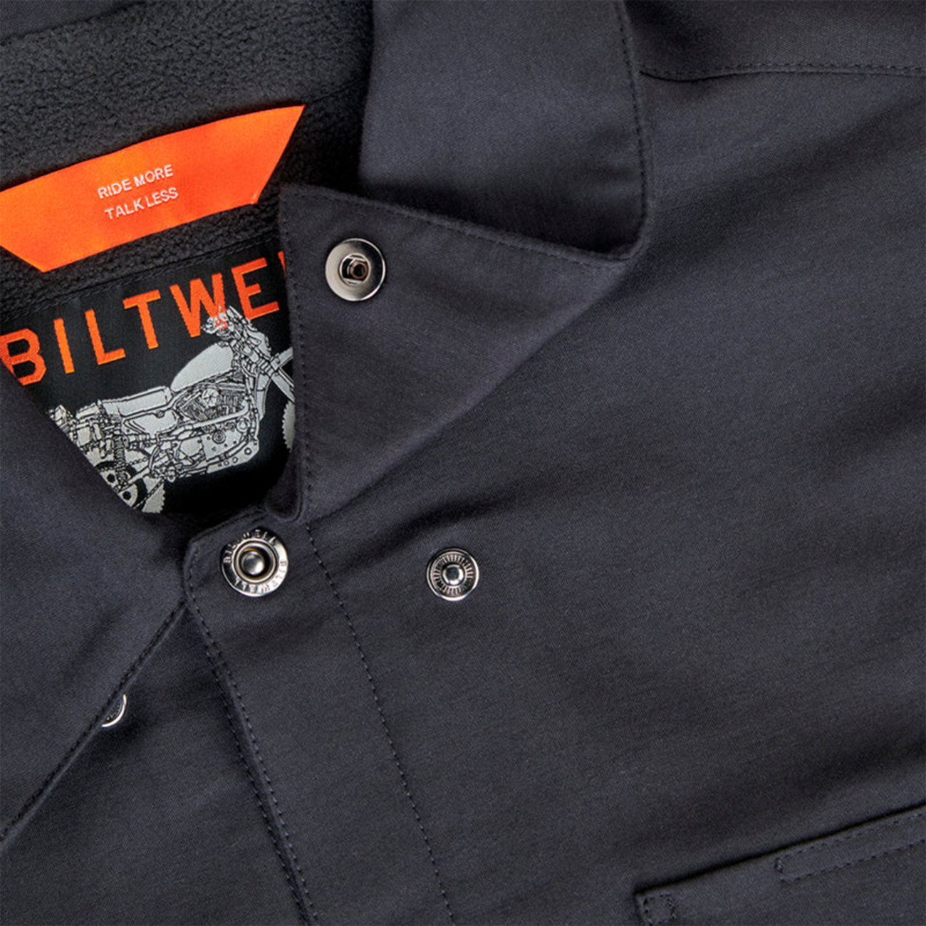 BILTWELL El Dorado Shirtjack - Black / Large 3040-3563