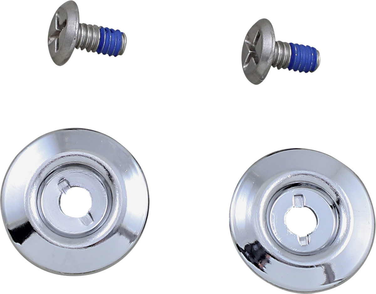 BILTWELL Gen 2 Hardware Kit - SS Screw / Chrome Baseplate 0133-1344