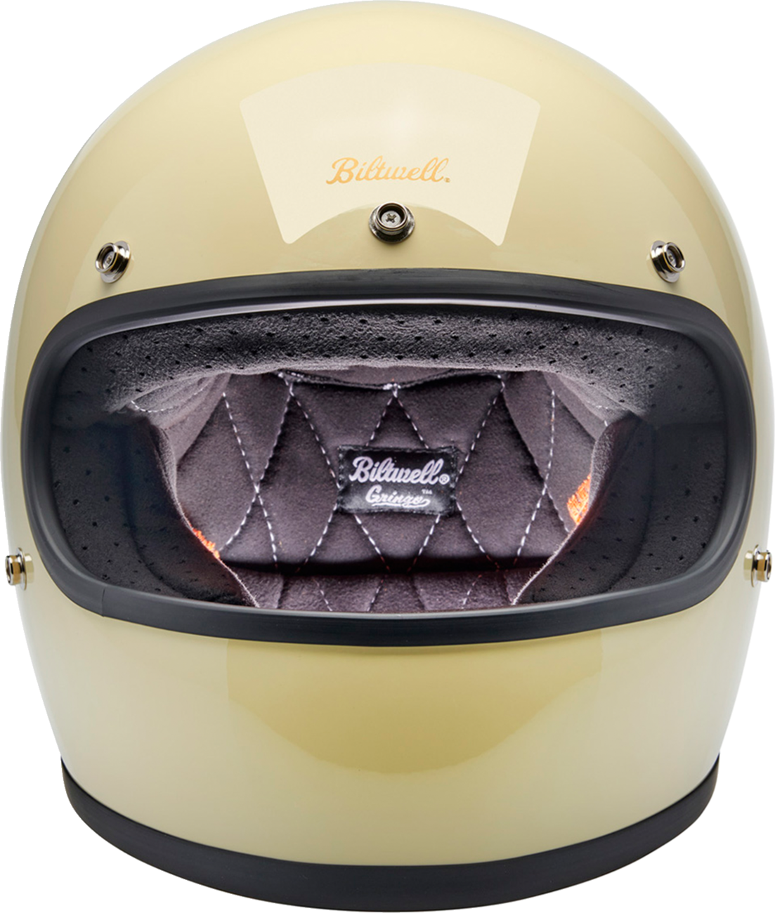 BILTWELL Gringo Helmet - Gloss White / Large 0101-16311