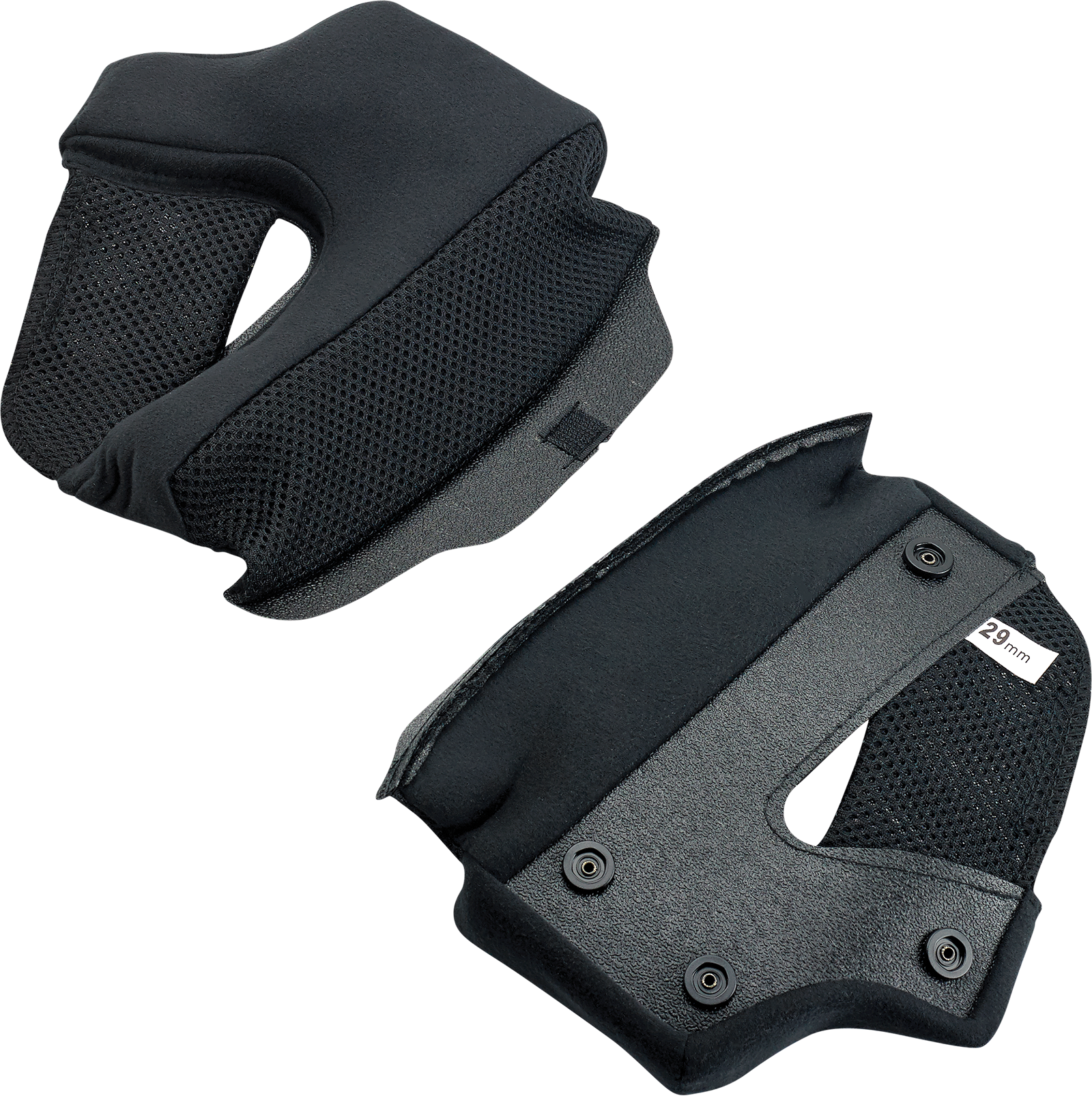 BILTWELL Lane Splitter Cheek Pads - 19 mm 0134-2506