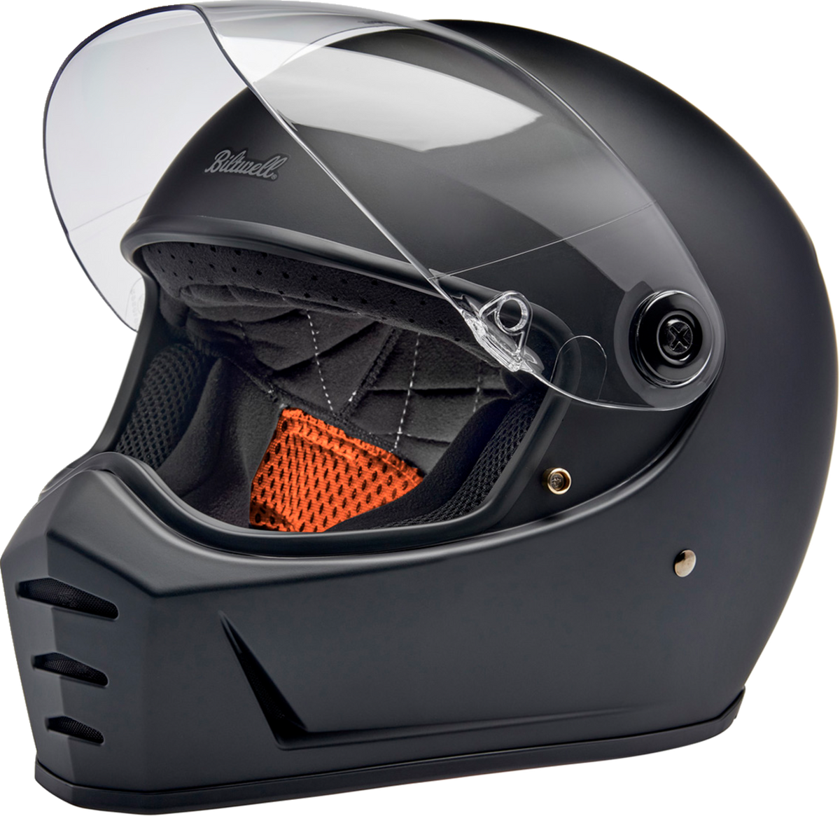 BILTWELL Lane Splitter Helmet - Flat Black / 2XL 0101-16715