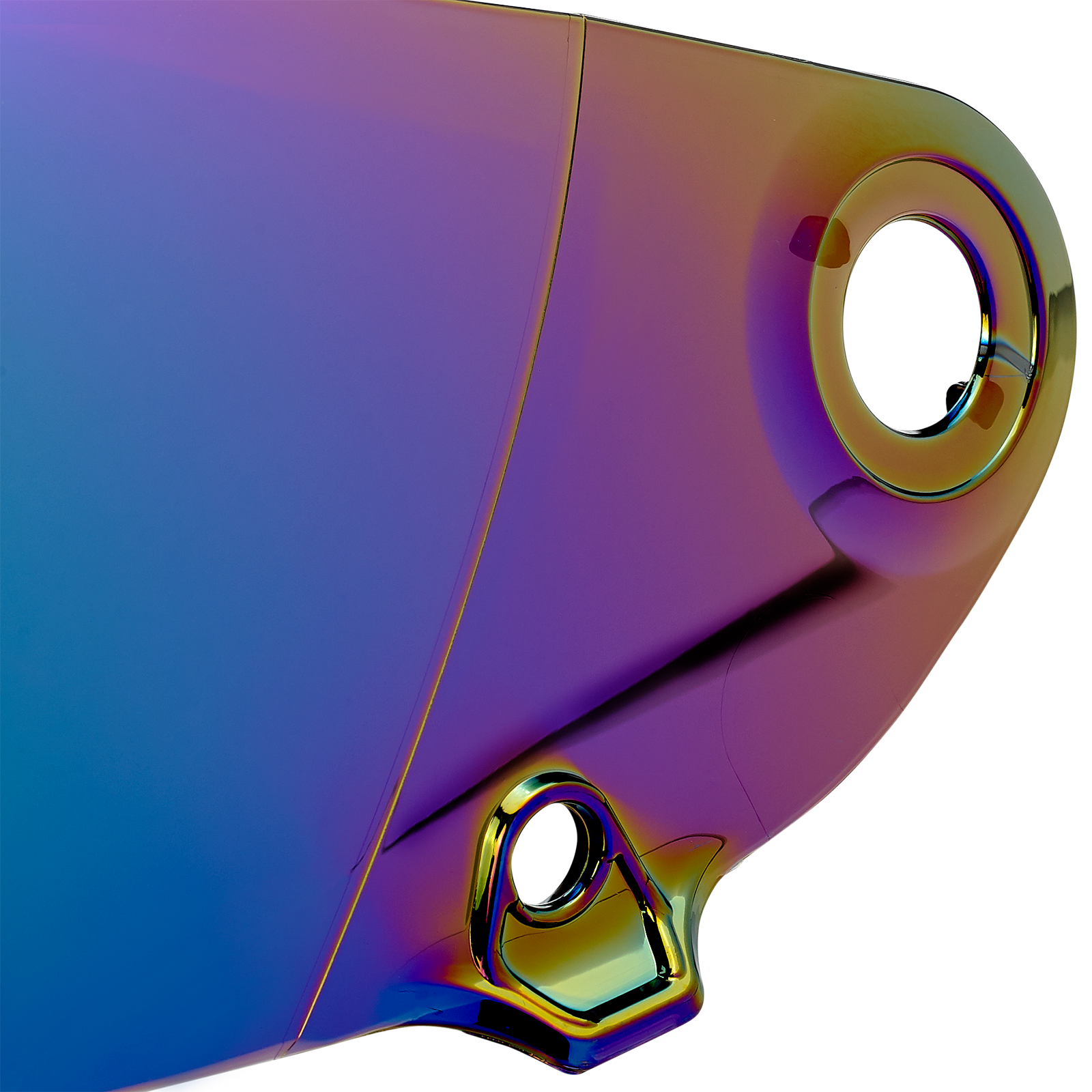 BILTWELL Lane Splitter Shield - Gen 2 / Rainbow Mirror 0130-0962