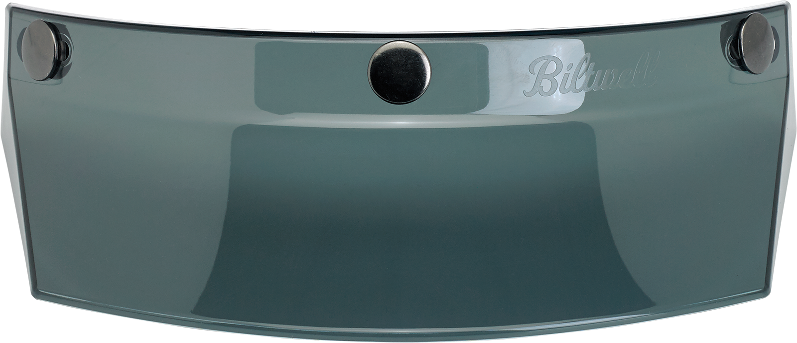 BILTWELL Moto 3-Snap Visor - Smoke 0132-1012