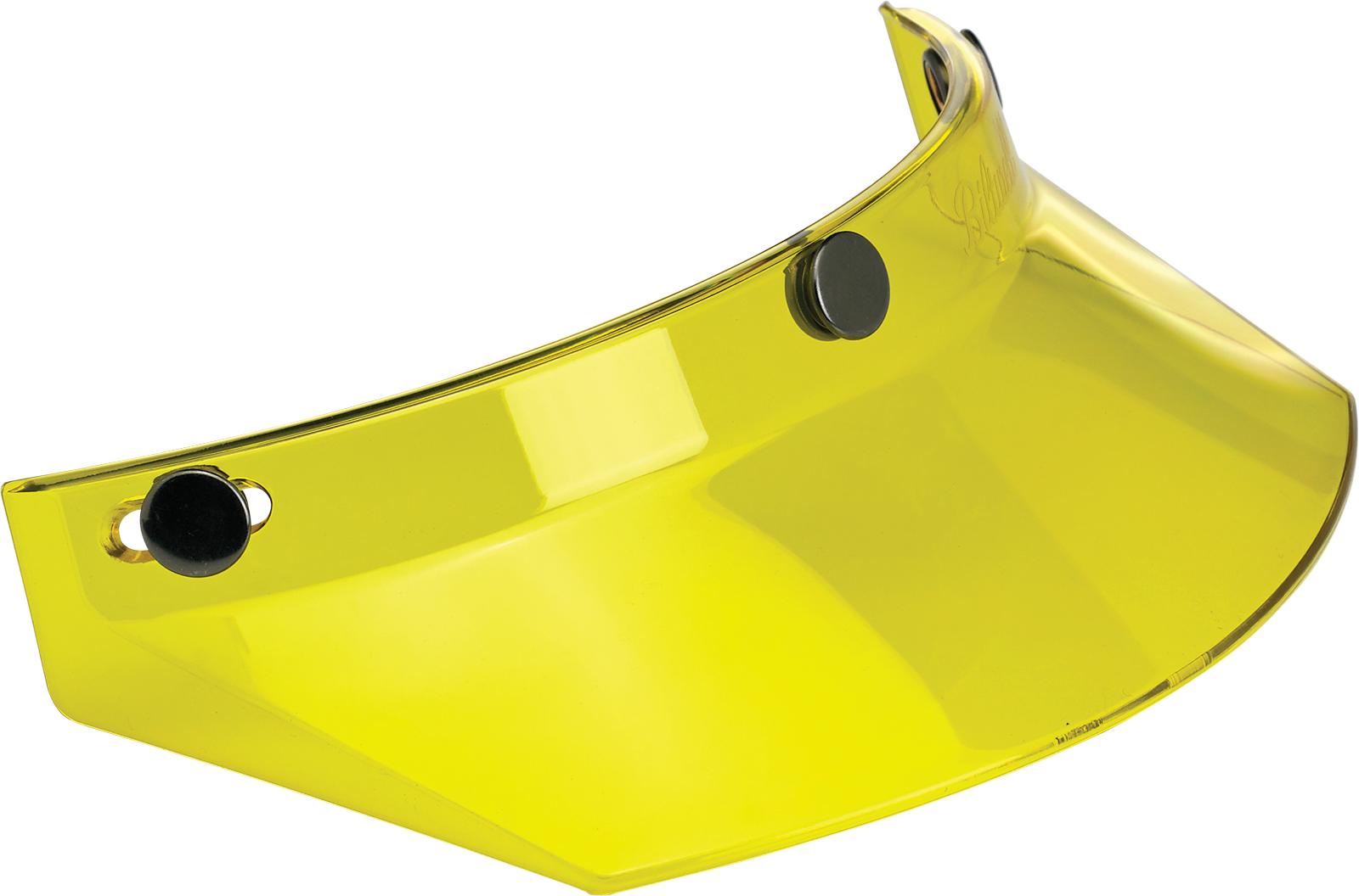 BILTWELL Moto 3-Snap Visor - Yellow 0132-1011