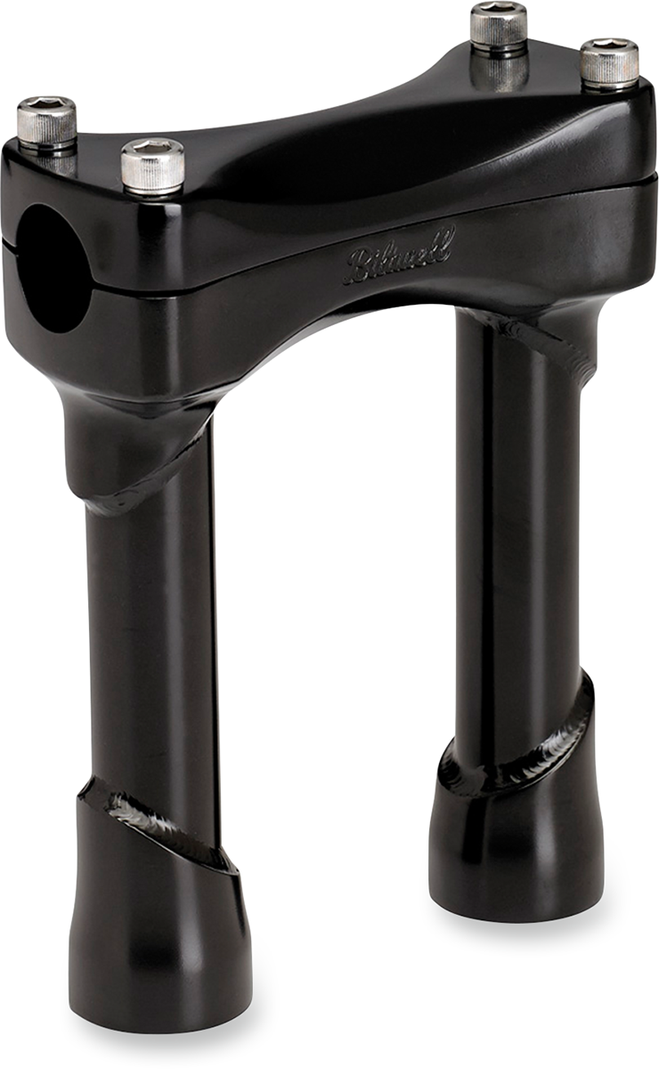 BILTWELL Murdock Handlebar Risers - 10" / Black 0602-0664