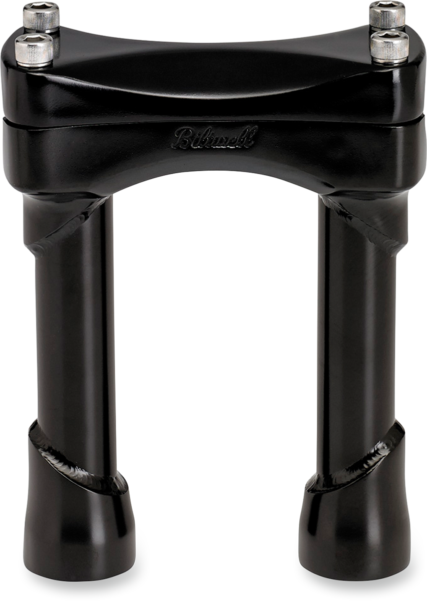 BILTWELL Murdock Handlebar Risers - 6" / Black 0602-0660
