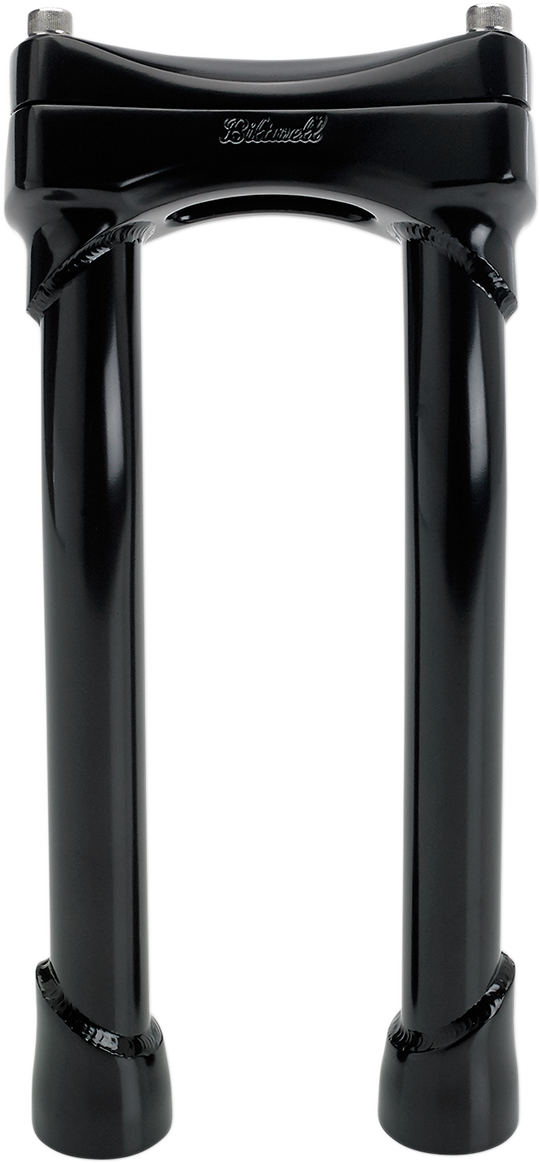 BILTWELL Murdock Handlebar Risers - Pullback / 10" / Black 0602-0897