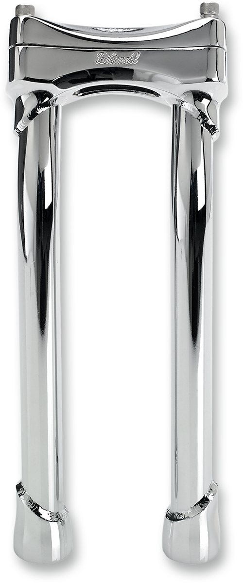 BILTWELL Murdock Handlebar Risers - Pullback / 12" / Chrome 0602-0898