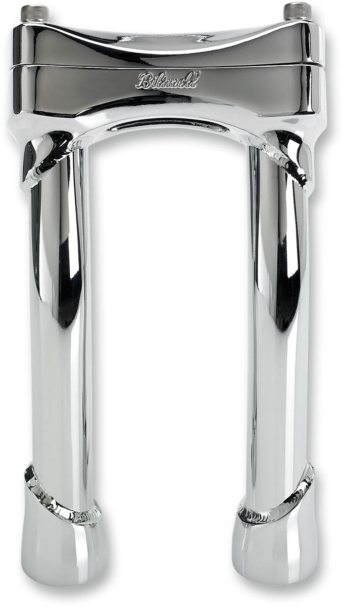 BILTWELL Murdock Handlebar Risers - Pullback / 8" / Chrome 0602-0894
