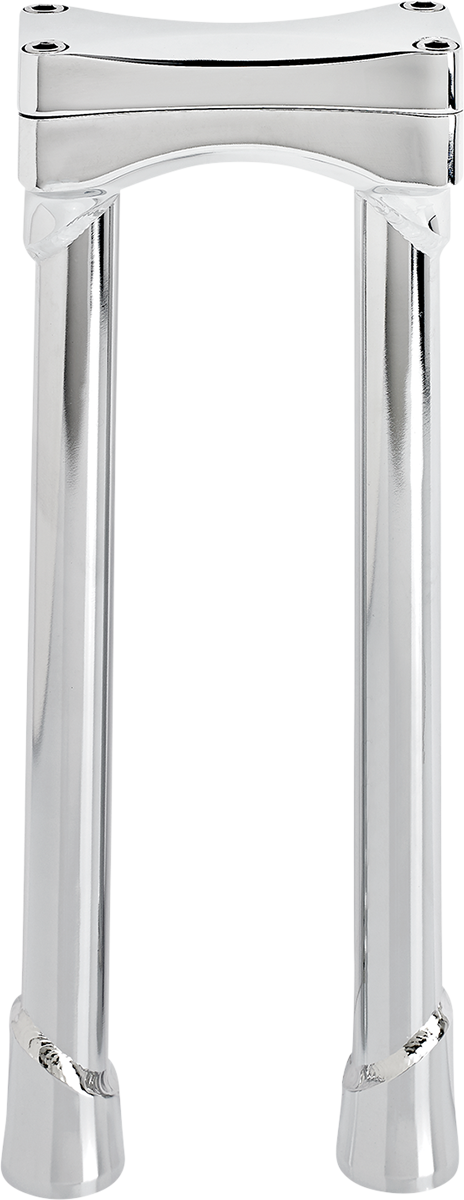 BILTWELL Murdock O/S Risers - 12" / Chrome 0602-1117
