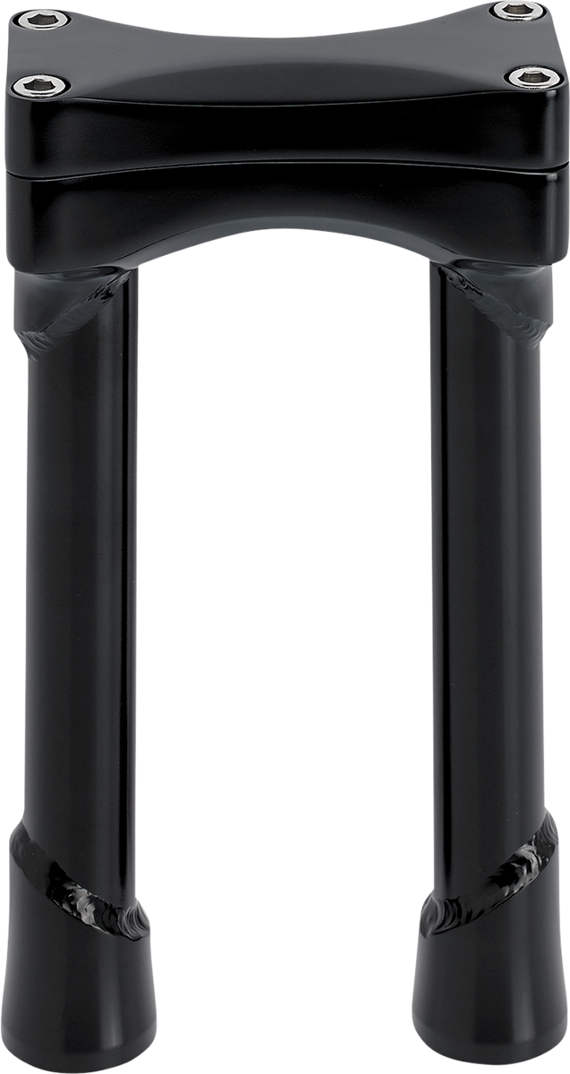 BILTWELL Murdock O/S Risers - 8" / Black 0602-1114