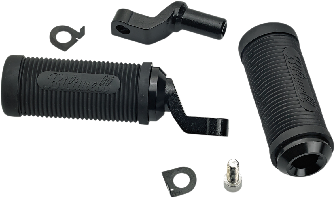 BILTWELL Norman Step Foot Pegs - Black / Softail 1620-1857