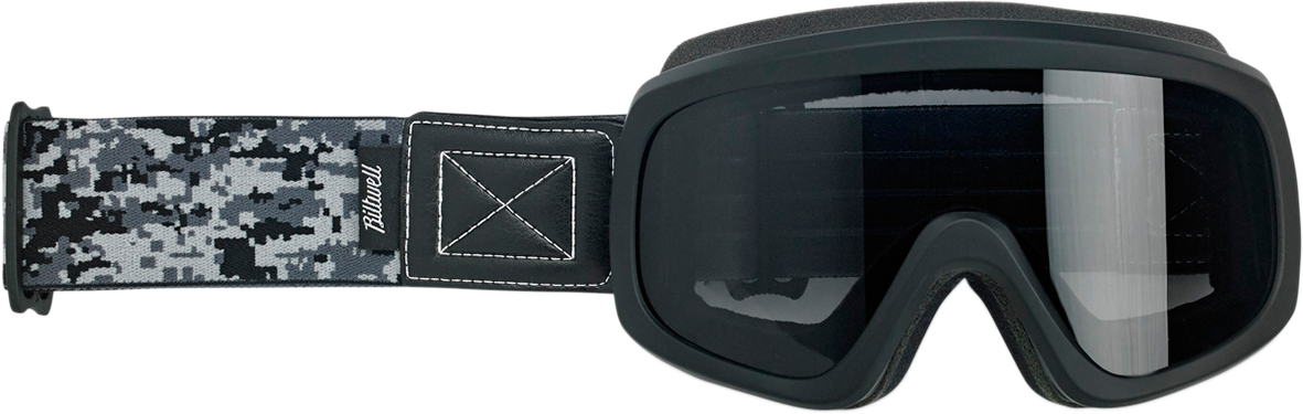 BILTWELL Overland 2.0 Goggle - Grunt / Black Camo / Smoke Lens 2601-2585