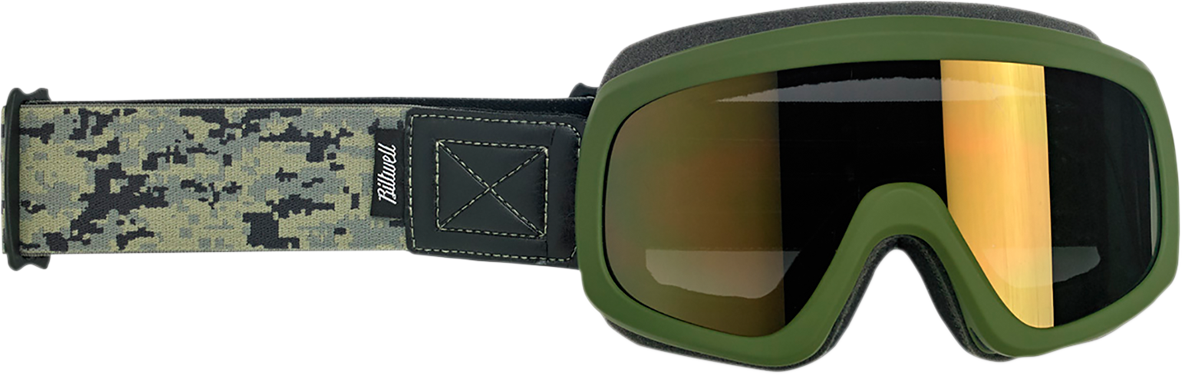 BILTWELL Overland 2.0 Goggle - Grunt / Olive Camo / Bronze Lens 2601-2578