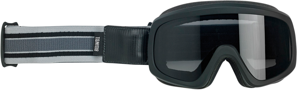 BILTWELL Overland 2.0 Goggle - Racer / Black/Gray / Smoke Lens 2601-2582