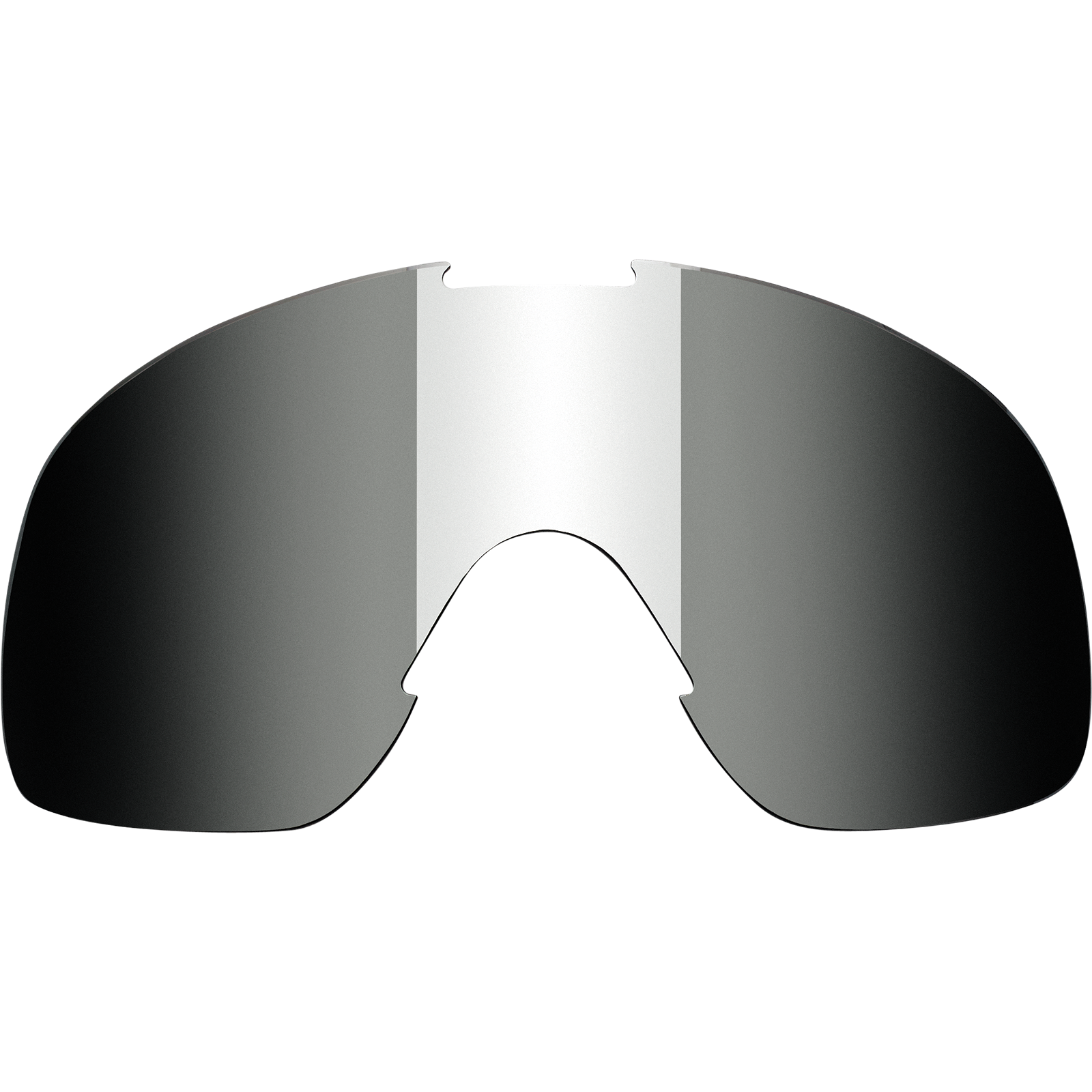 BILTWELL Overland Goggle Lens - Chrome/Smoke Mirror 2602-0867