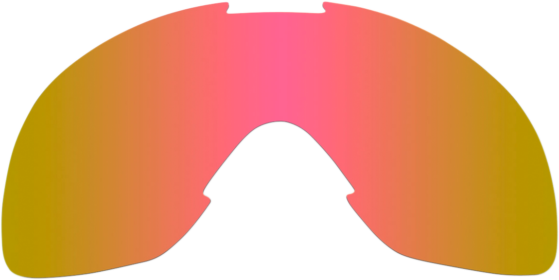 BILTWELL Overland Goggle Lens - Pink/Brown Mirror 2602-0835