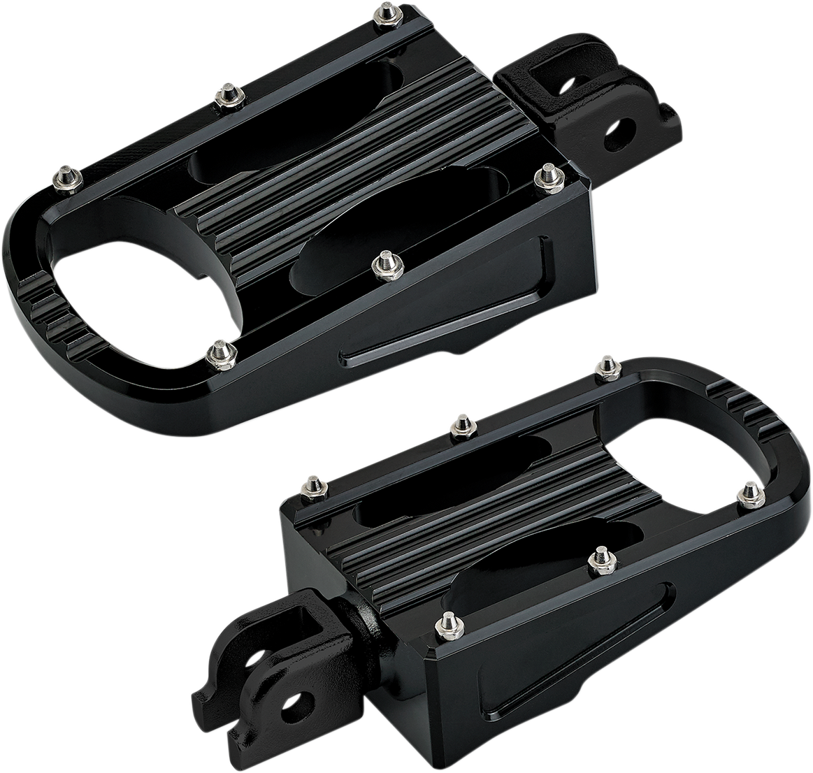 BILTWELL Punisher Foot Pegs - Black / Softail 1620-1949