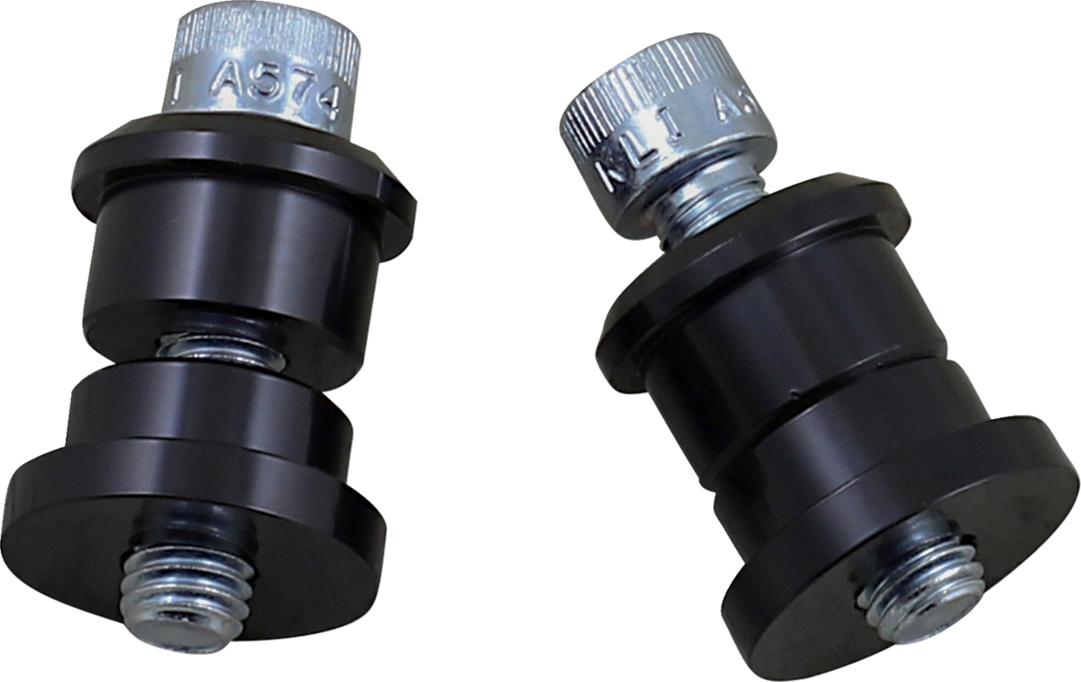 BILTWELL Riser Bushings - Solid / Black 0604-0224