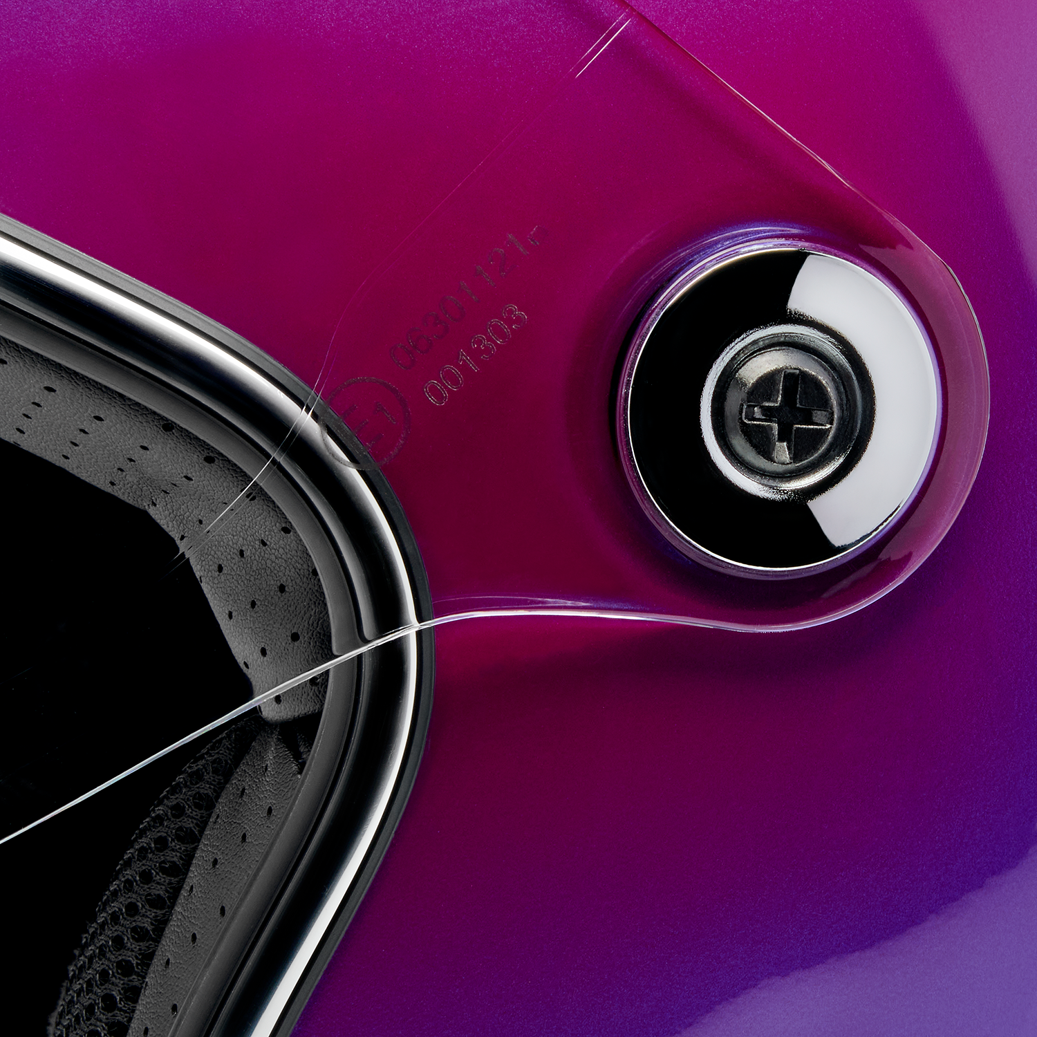 BILTWELL Tahoe™ Helmet - Solid / Metallic Grape / Large 0104-3960