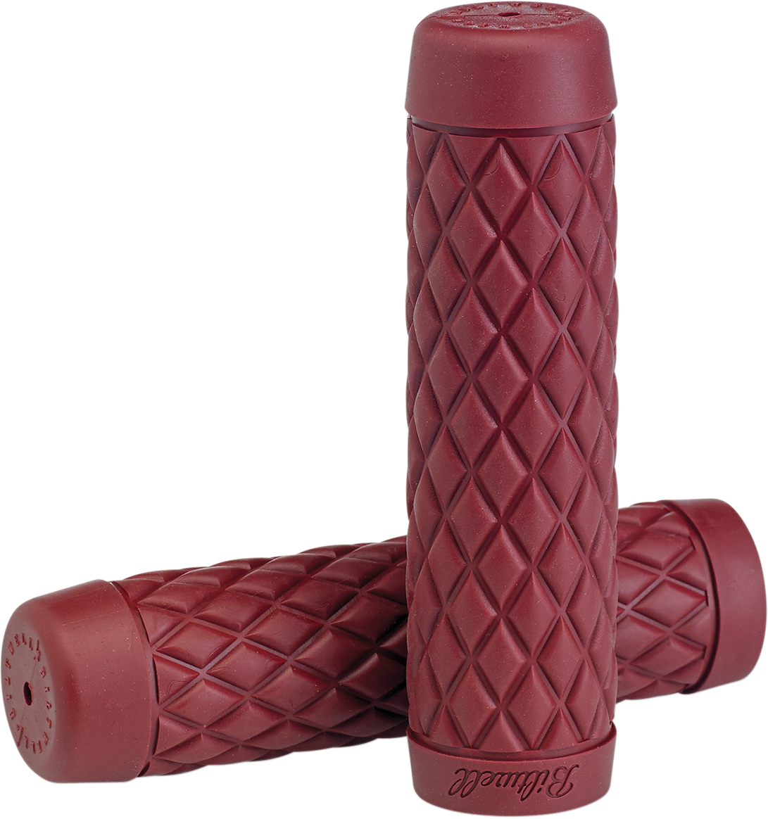 BILTWELL Torker Grips - 7/8" / Oxblood 0630-2522
