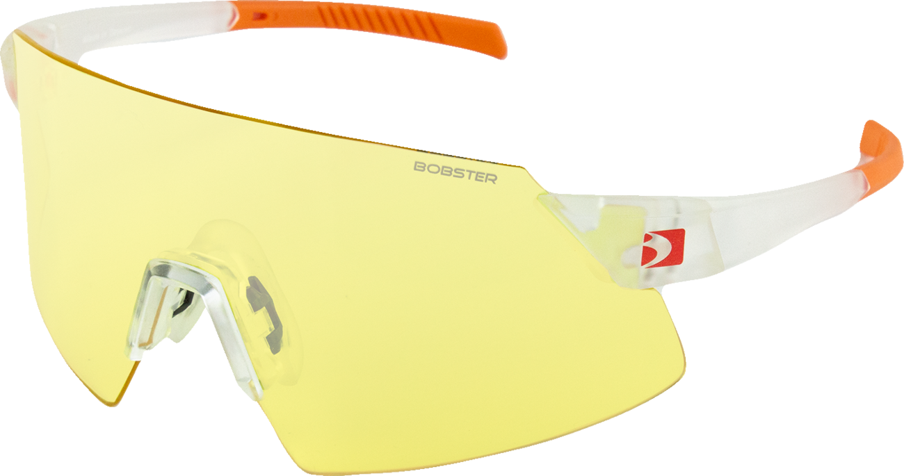 BOBSTER Cadence Sunglasses - Matte Clear/Orange / Interchangeable Lens 2610-1477