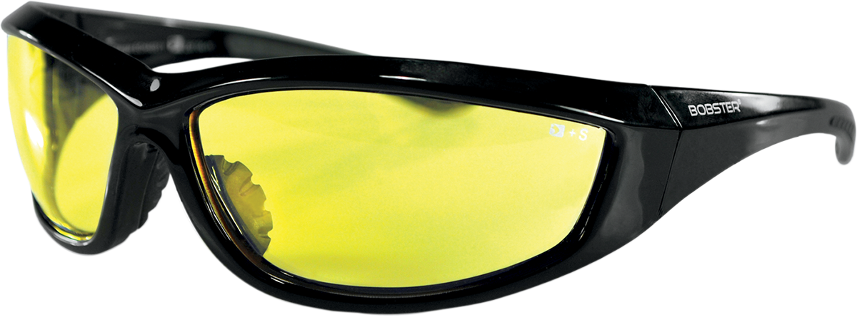 BOBSTER Charger Sunglasses - Gloss Black / Yellow Lens 2610-0690