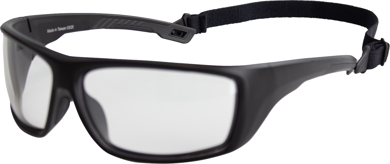 BOBSTER Deadwood Sunglasses - Matte Black / Clear Lens 2610-1506