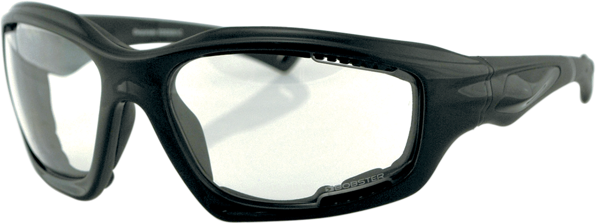 BOBSTER Desperado Sunglasses - Gloss Black / Clear Lens 2610-0584