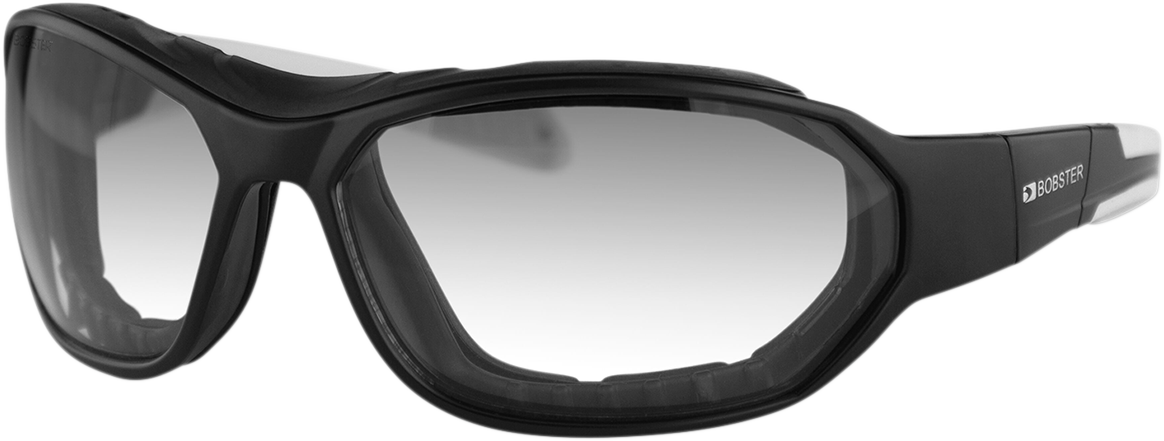 BOBSTER Force Convertible Sunglasses - Matte Black / Clear Photochromic Lens 2610-1267