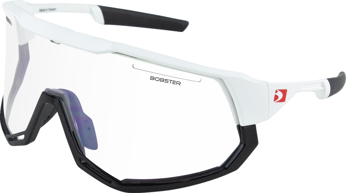 BOBSTER Freewheel Sunglasses - Matte White/Gloss Black / Interchangeable Lenses 2610-1481
