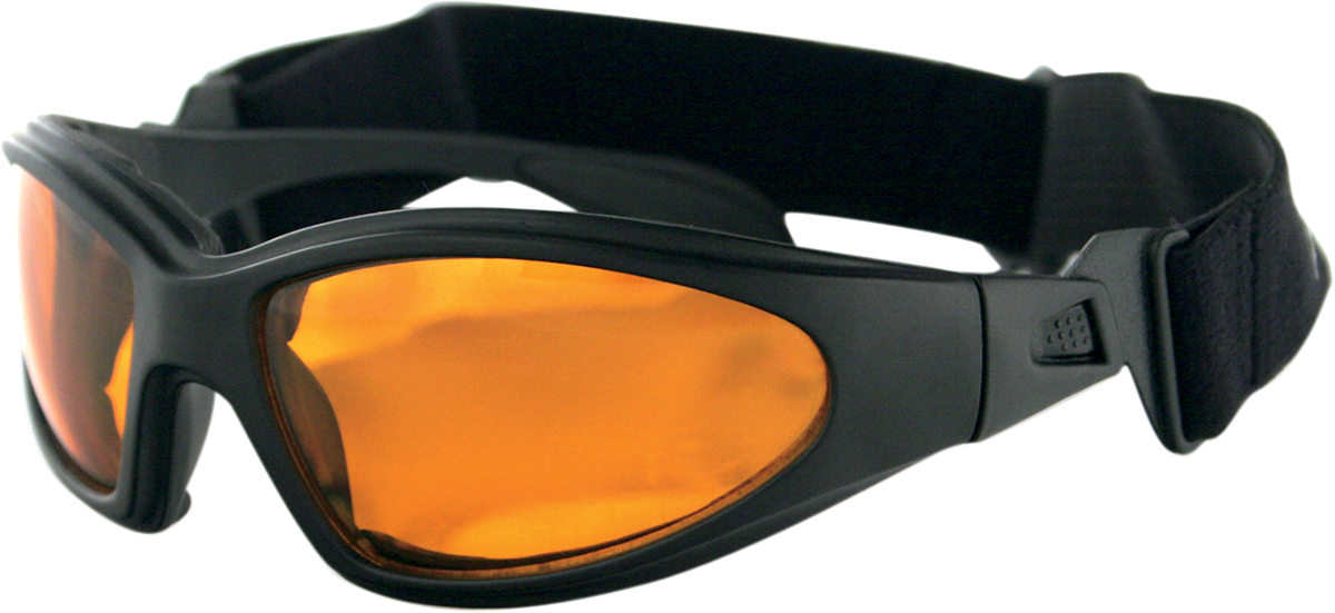 BOBSTER GXR Goggle/Sunglasses - Matte Black / Amber Lens 2601-0006