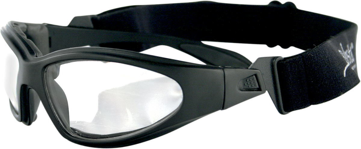 BOBSTER GXR Goggle/Sunglasses - Matte Black / Clear Lens 2601-0007