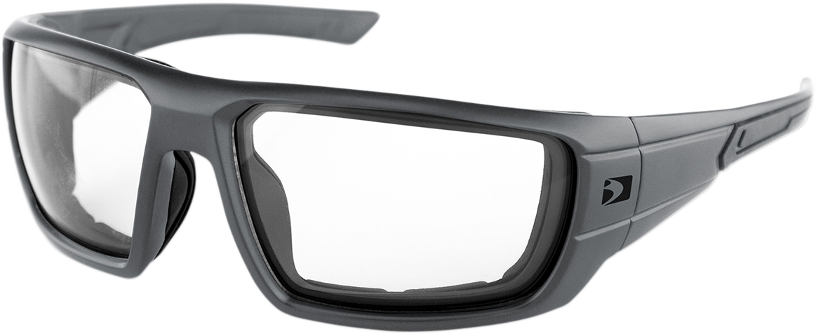 BOBSTER Mission Sunglasses - Matte Gray / Clear Lens 2610-1182
