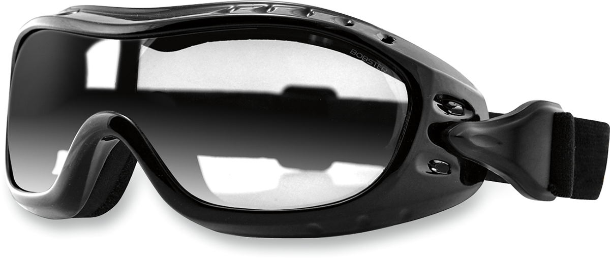 BOBSTER Night Hawk Goggle - Gloss Black / Clear Lens 2601-1005