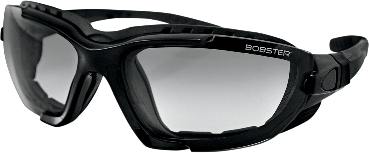 BOBSTER Renegade Convertible Sunglasses - Gloss Black / Clear Lens 2610-0429