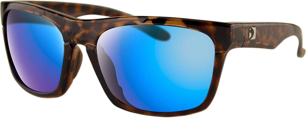 BOBSTER Route Sunglasses - Brown / Purple HD Light Blue Revo Mirror Lens 2610-1204