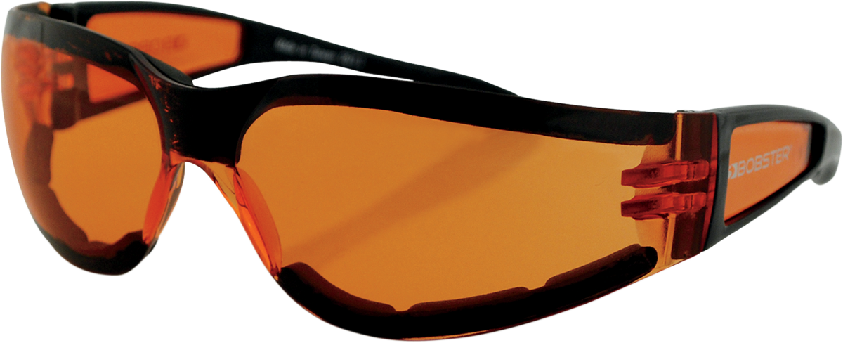 BOBSTER Shield II Sunglasses - Gloss Black / Amber Lens 2610-0298