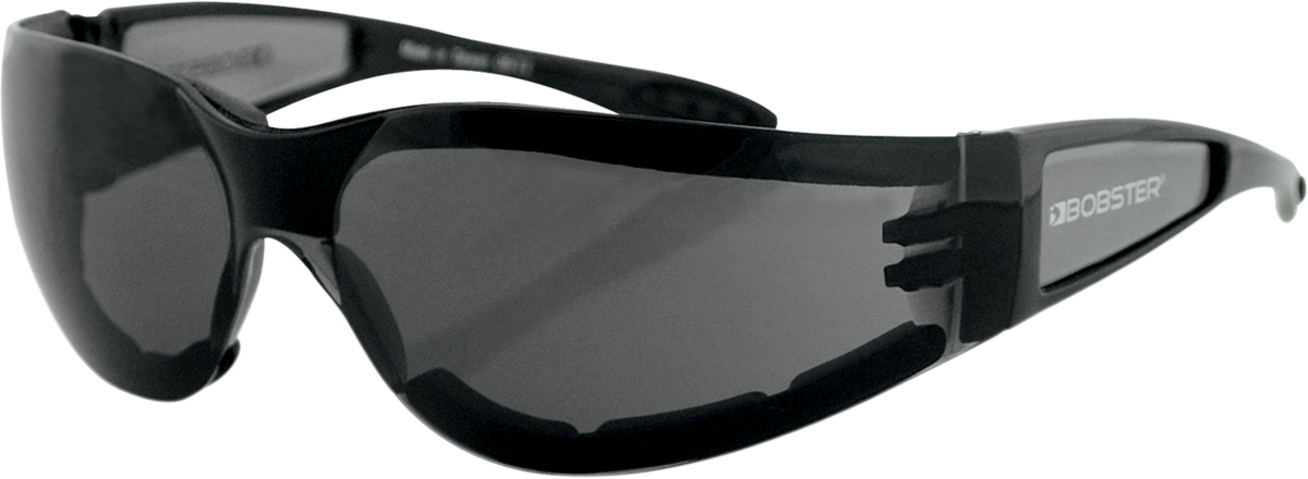 BOBSTER Shield II Sunglasses - Gloss Black / Smoke Lens 2610-0297