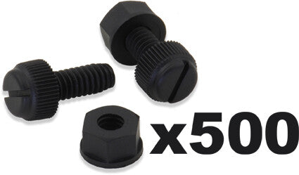 BOLT 500/Pk Lic Plate Bolts W/Nuts - LPFB500