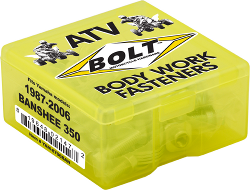 BOLT ATV Body Work Fastener Kit - YAM-8706BAN