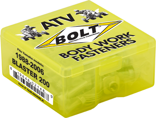 BOLT ATV Body Work Fastener Kit - YAM-8806BLA