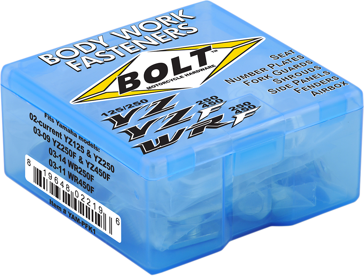 BOLT Body Work Fastener Kit - '03-'13 Yamaha WR/YZ 2401-1080