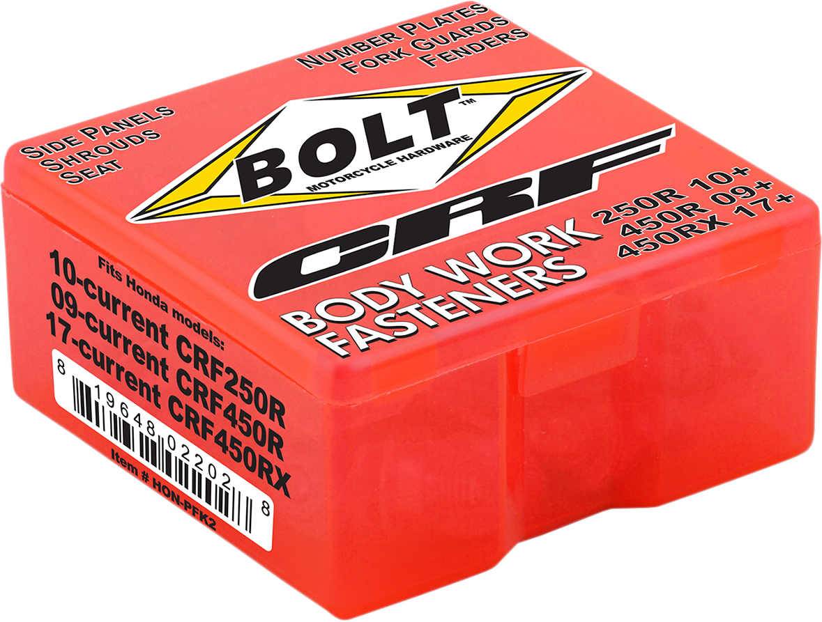 BOLT Body Work Fastener Kit - '09-'21 Honda CRF 2401-1078